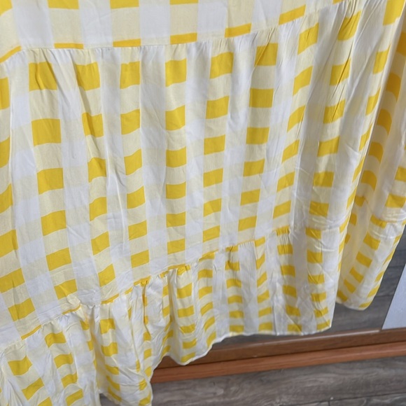 Pretty Garden yellow Plaid dress NWT - Picture 5 of 8
